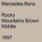 Preview: Mercedes-Benz, Rocky Mountains Brown Middle, 1697.